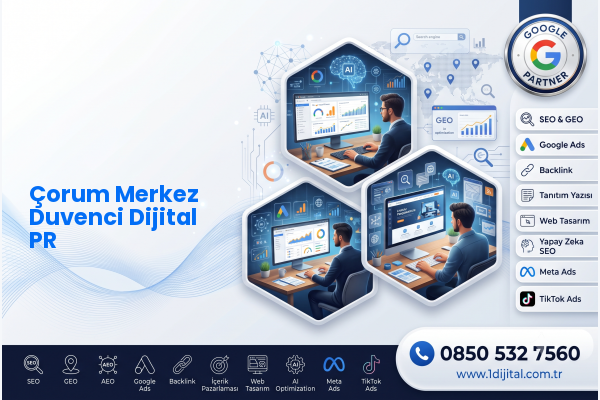 Çorum Merkez Duvenci Dijital PR — Dijital1 dijital pazarlama hizmeti görseli