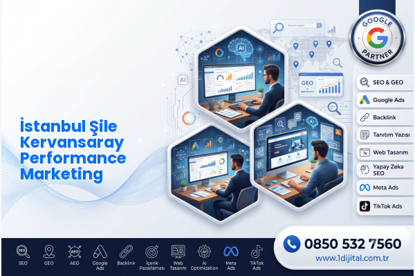 İstanbul Şile Kervansaray Performance Marketing — Dijital1 dijital pazarlama hizmeti görseli