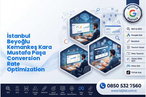 İstanbul Beyoğlu Kemankeş Kara Mustafa Paşa Conversion Rate Optimization — Dijital1 dijital pazarlama hizmeti görseli