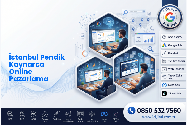 İstanbul Pendik Kaynarca Online Pazarlama — Dijital1 dijital pazarlama hizmeti görseli