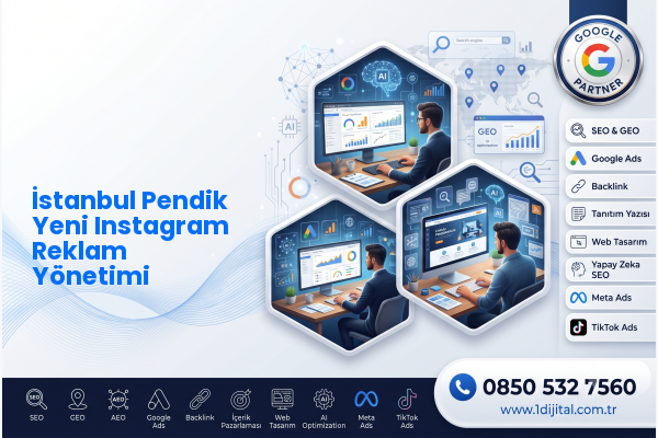 İstanbul Pendik Yeni Instagram Reklam Yönetimi — Dijital1 dijital pazarlama hizmeti görseli