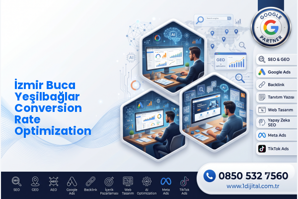 İzmir Buca Yeşilbağlar Conversion Rate Optimization — Dijital1 dijital pazarlama hizmeti görseli