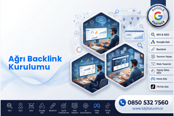 Ağrı Backlink Kurulumu — Dijital1 dijital pazarlama hizmeti görseli
