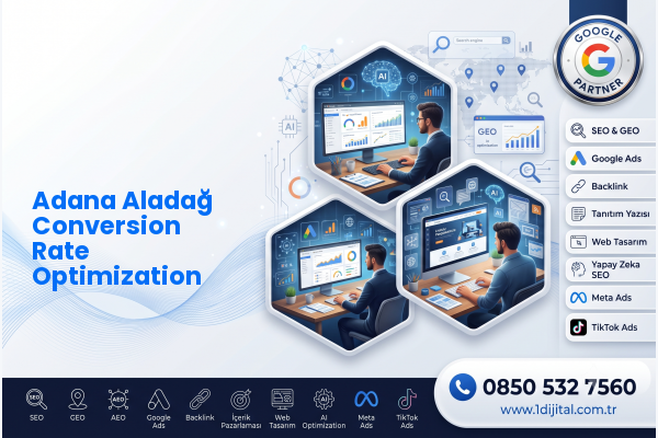 Adana Aladağ Conversion Rate Optimization — Dijital1 dijital pazarlama hizmeti görseli
