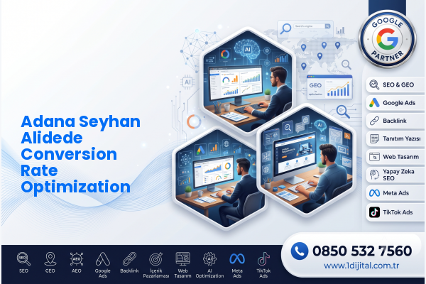Adana Seyhan Alidede Conversion Rate Optimization — Dijital1 dijital pazarlama hizmeti görseli