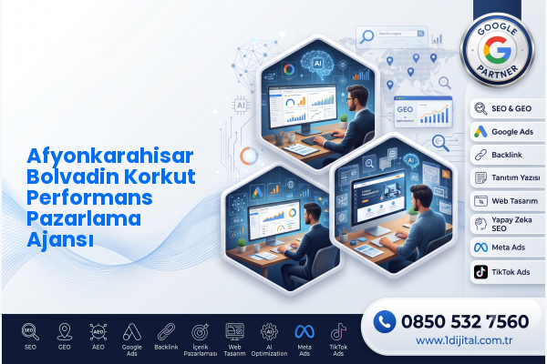 Afyonkarahisar Bolvadin Korkut Performans Pazarlama Ajansı — Dijital1 dijital pazarlama hizmeti görseli