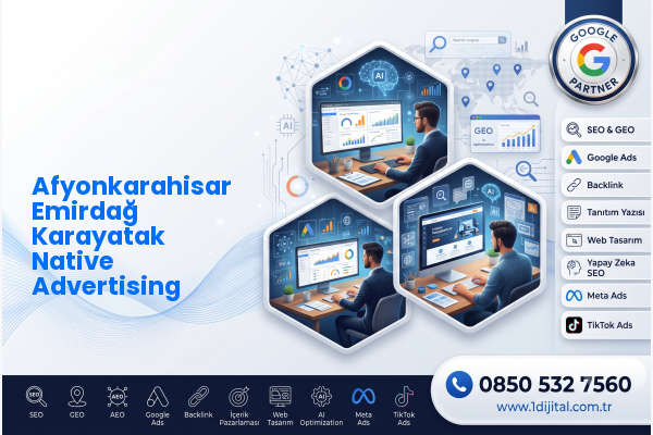 Afyonkarahisar Emirdağ Karayatak Native Advertising — Dijital1 dijital pazarlama hizmeti görseli