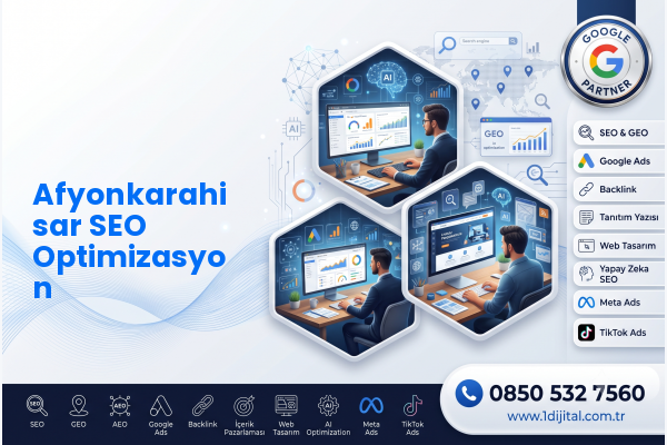 Afyonkarahisar SEO Optimizasyon — Dijital1 dijital pazarlama hizmeti görseli