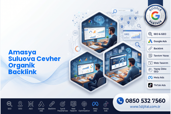 Amasya Suluova Cevher Organik Backlink — Dijital1 dijital pazarlama hizmeti görseli