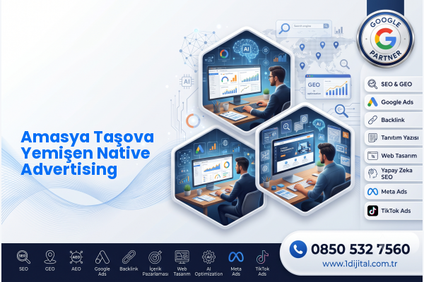 Amasya Taşova Yemişen Native Advertising — Dijital1 dijital pazarlama hizmeti görseli
