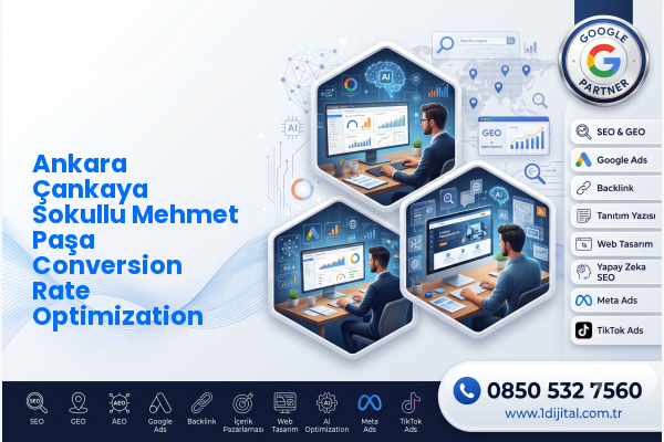 Ankara Çankaya Sokullu Mehmet Paşa Conversion Rate Optimization — Dijital1 dijital pazarlama hizmeti görseli