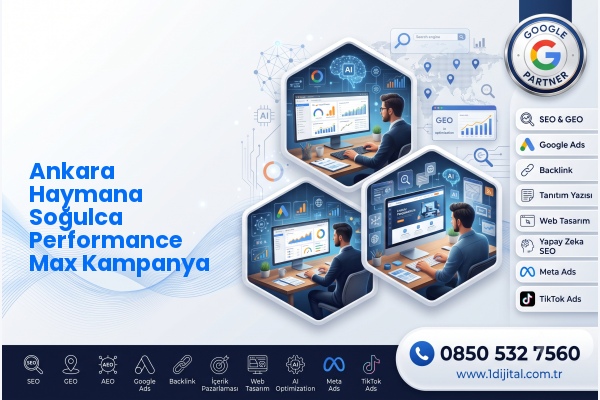 Ankara Haymana Soğulca Performance Max Kampanya — Dijital1 dijital pazarlama hizmeti görseli