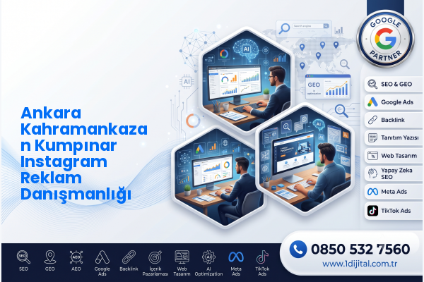 Ankara Kahramankazan Kumpınar Instagram Reklam Danışmanlığı — Dijital1 dijital pazarlama hizmeti görseli