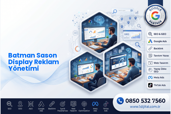 Batman Sason Display Reklam Yönetimi — Dijital1 dijital pazarlama hizmeti görseli