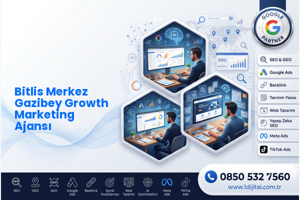 Bitlis Merkez Gazibey Growth Marketing Ajansı — Dijital1 dijital pazarlama hizmeti görseli