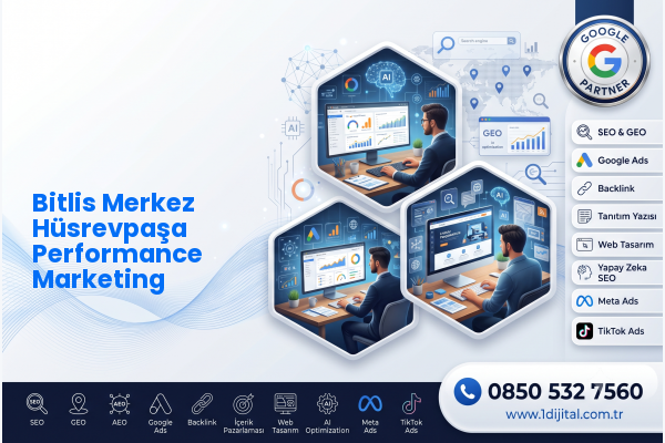 Bitlis Merkez Hüsrevpaşa Performance Marketing — Dijital1 dijital pazarlama hizmeti görseli