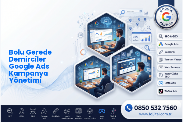 Bolu Gerede Demirciler Google Ads Kampanya Yönetimi — Dijital1 dijital pazarlama hizmeti görseli