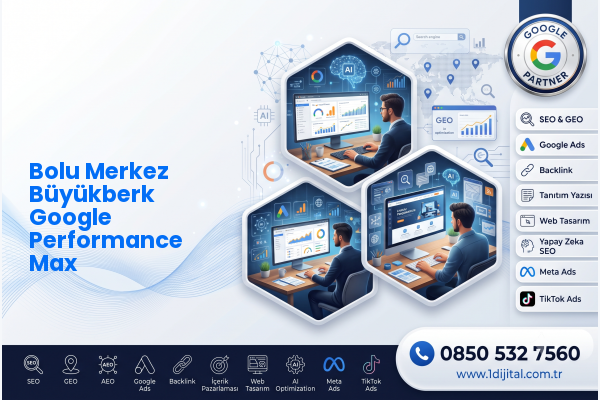 Bolu Merkez Büyükberk Google Performance Max — Dijital1 dijital pazarlama hizmeti görseli