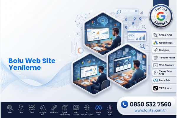 Bolu Web Site Yenileme — Dijital1 dijital pazarlama hizmeti görseli