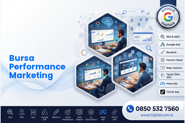 Bursa Performance Marketing — Dijital1 dijital pazarlama hizmeti görseli