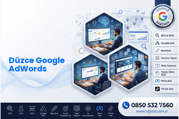 Düzce Google AdWords — Dijital1 dijital pazarlama hizmeti görseli