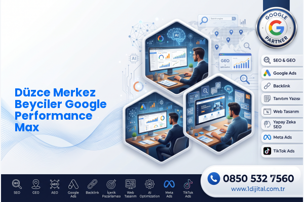 Düzce Merkez Beyciler Google Performance Max — Dijital1 dijital pazarlama hizmeti görseli