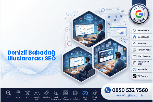 Denizli Babadağ Uluslararası SEO — Dijital1 dijital pazarlama hizmeti görseli