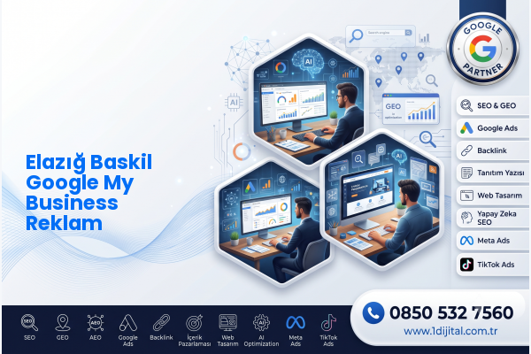 Elazığ Baskil Google My Business Reklam — Dijital1 dijital pazarlama hizmeti görseli