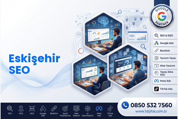 Eskişehir SEO — Dijital1 dijital pazarlama hizmeti görseli