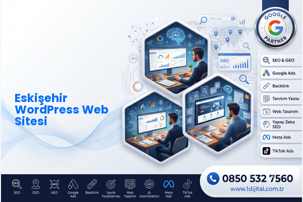 Eskişehir WordPress Web Sitesi — Dijital1 dijital pazarlama hizmeti görseli