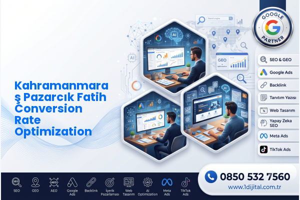 Kahramanmaraş Pazarcık Fatih Conversion Rate Optimization — Dijital1 dijital pazarlama hizmeti görseli