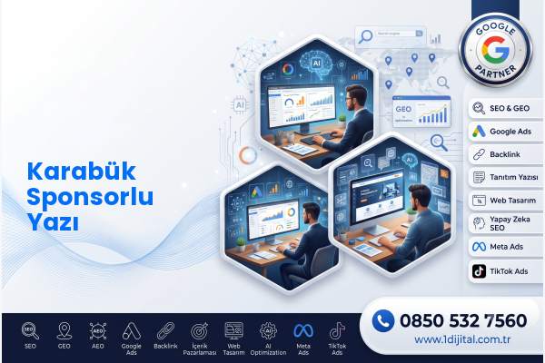 Karabük Sponsorlu Yazı — Dijital1 dijital pazarlama hizmeti görseli