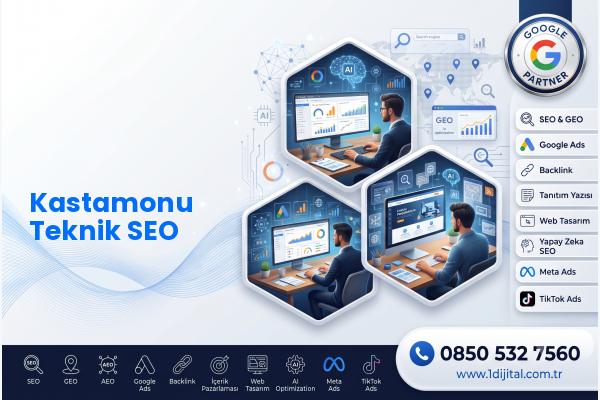 Kastamonu Teknik SEO — Dijital1 dijital pazarlama hizmeti görseli