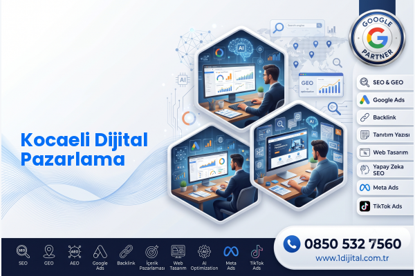 Kocaeli Dijital Pazarlama — Dijital1 dijital pazarlama hizmeti görseli