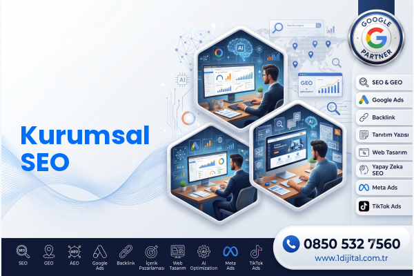Kurumsal SEO — Dijital1 dijital pazarlama hizmeti görseli