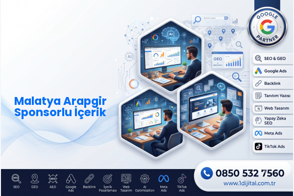 Malatya Arapgir Sponsorlu İçerik — Dijital1 dijital pazarlama hizmeti görseli