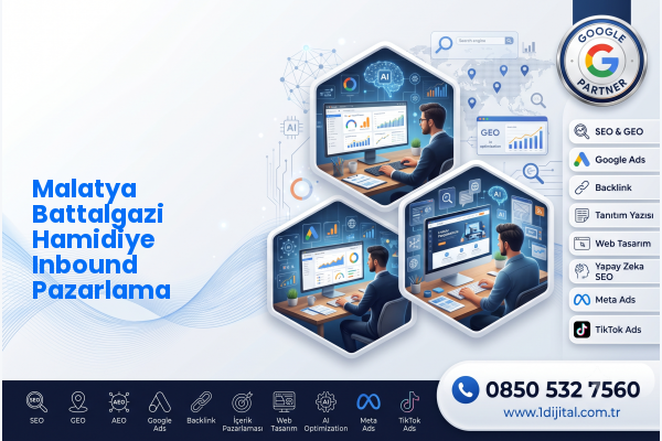 Malatya Battalgazi Hamidiye Inbound Pazarlama — Dijital1 dijital pazarlama hizmeti görseli