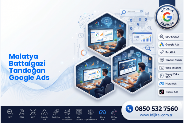 Malatya Battalgazi Tandoğan Google Ads — Dijital1 dijital pazarlama hizmeti görseli