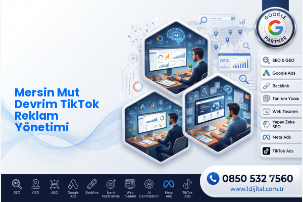Mersin Mut Devrim TikTok Reklam Yönetimi — Dijital1 dijital pazarlama hizmeti görseli