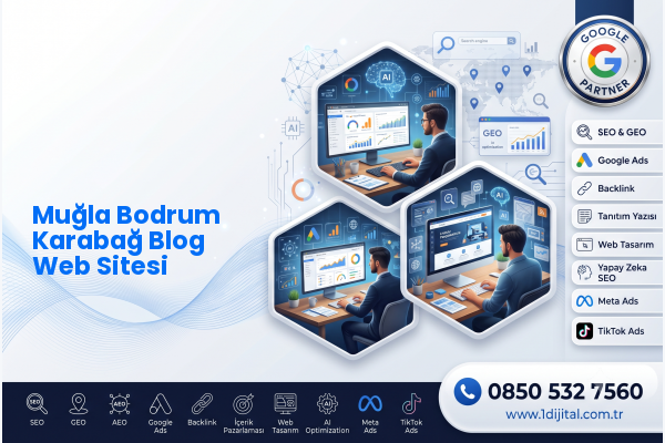 Muğla Bodrum Karabağ Blog Web Sitesi — Dijital1 dijital pazarlama hizmeti görseli