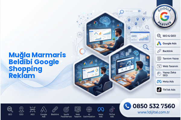 Muğla Marmaris Beldibi Google Shopping Reklam — Dijital1 dijital pazarlama hizmeti görseli