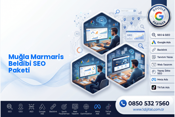 Muğla Marmaris Beldibi SEO Paketi — Dijital1 dijital pazarlama hizmeti görseli