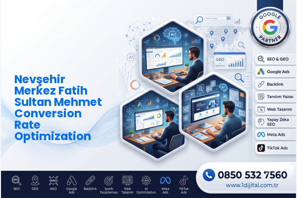 Nevşehir Merkez Fatih Sultan Mehmet Conversion Rate Optimization — Dijital1 dijital pazarlama hizmeti görseli