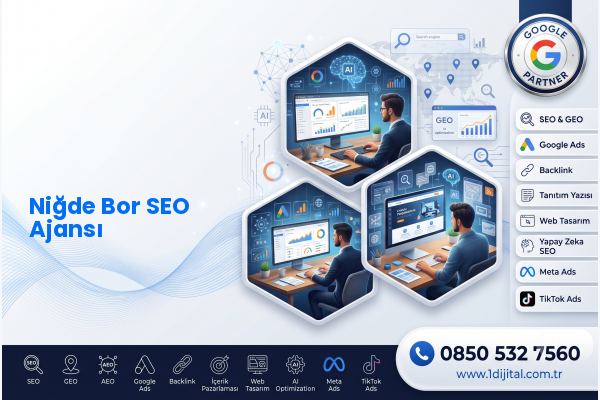 Niğde Bor SEO Ajansı — Dijital1 dijital pazarlama hizmeti görseli