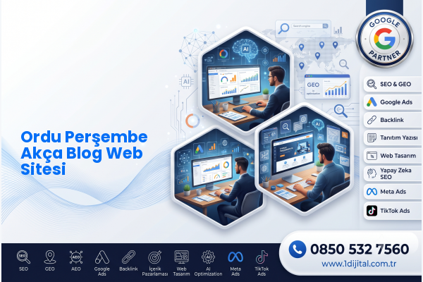 Ordu Perşembe Akça Blog Web Sitesi — Dijital1 dijital pazarlama hizmeti görseli