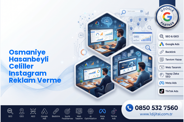 Osmaniye Hasanbeyli Celiller Instagram Reklam Verme — Dijital1 dijital pazarlama hizmeti görseli