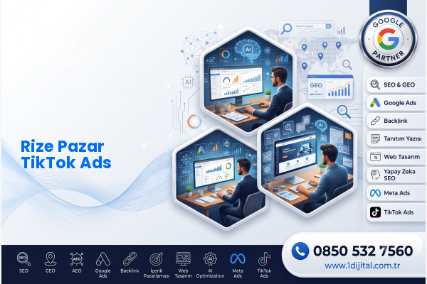 Rize Pazar TikTok Ads — Dijital1 dijital pazarlama hizmeti görseli