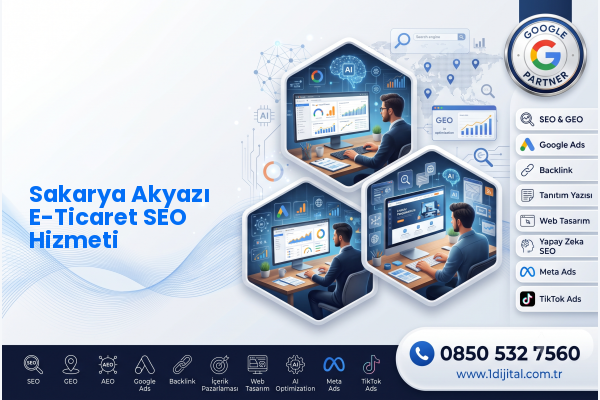 Sakarya Akyazı E-Ticaret SEO Hizmeti — Dijital1 dijital pazarlama hizmeti görseli