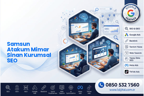 Samsun Atakum Mimar Sinan Kurumsal SEO — Dijital1 dijital pazarlama hizmeti görseli
