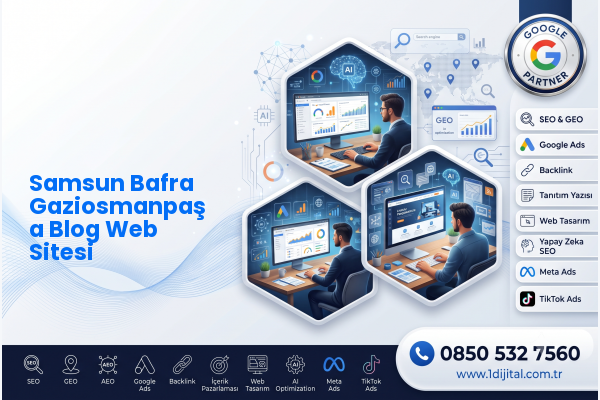 Samsun Bafra Gaziosmanpaşa Blog Web Sitesi — Dijital1 dijital pazarlama hizmeti görseli